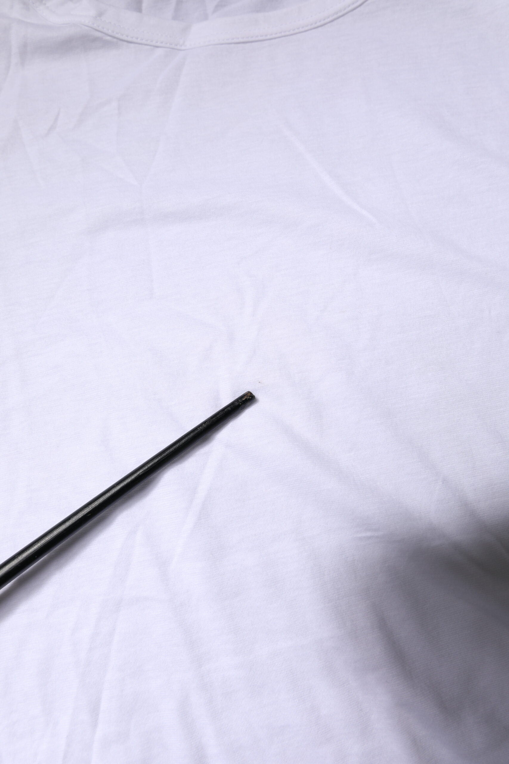 White Short Sleeves Round Neck Top T-shirt