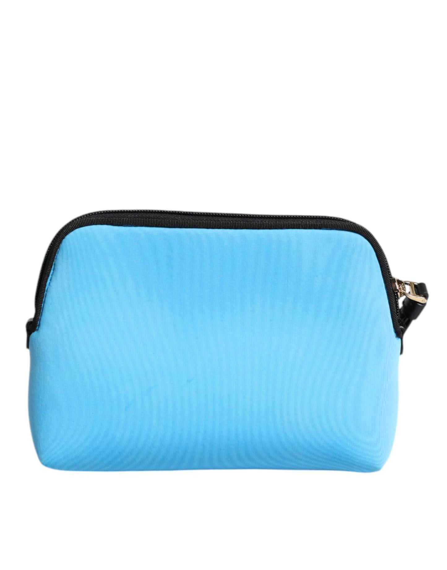 Blue DG Logo Print Clutch Zip Borse Pouch Bag