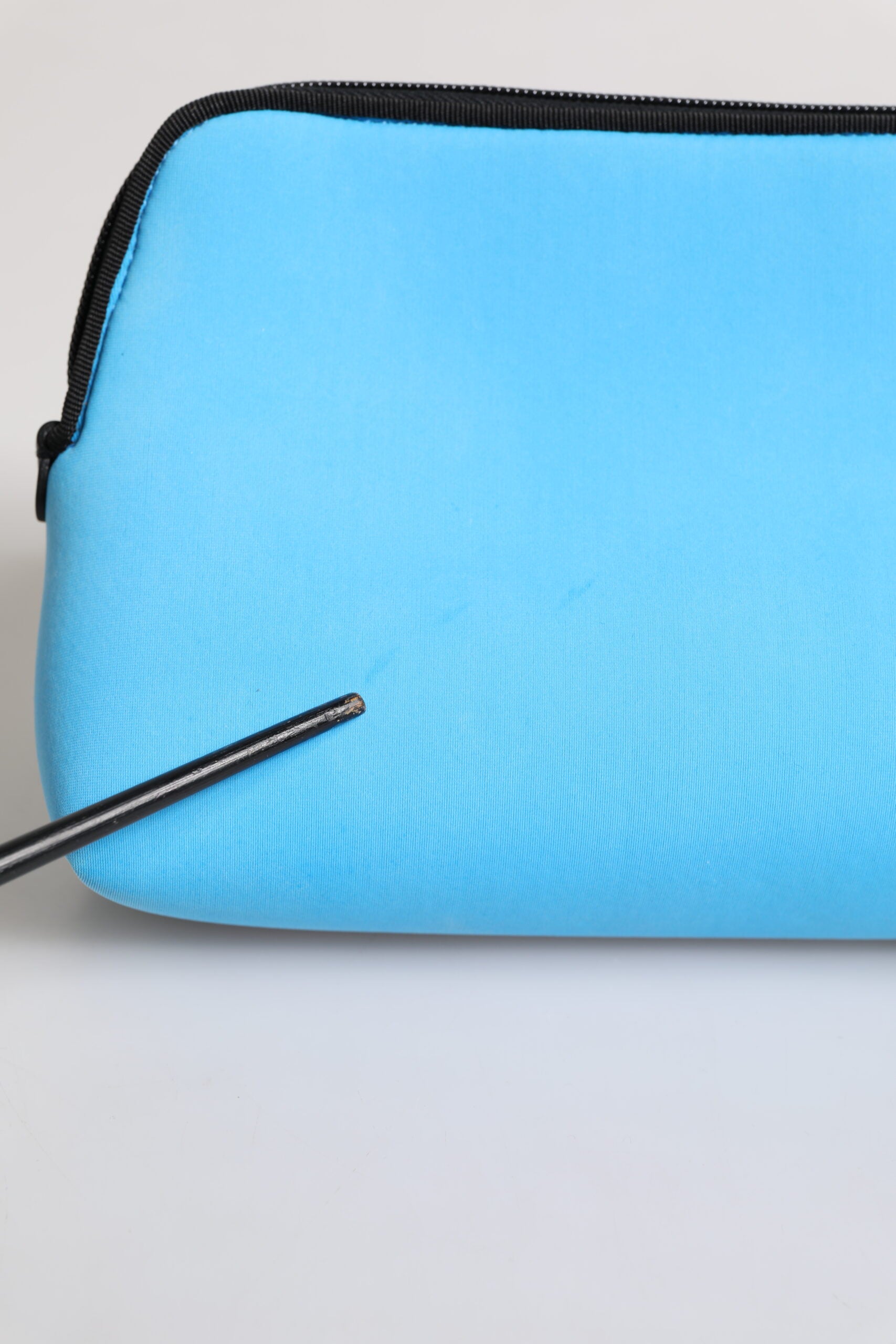 Blue DG Logo Print Clutch Zip Borse Pouch Bag