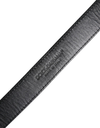 Brown White Pony Leather Metal Buckle Belt