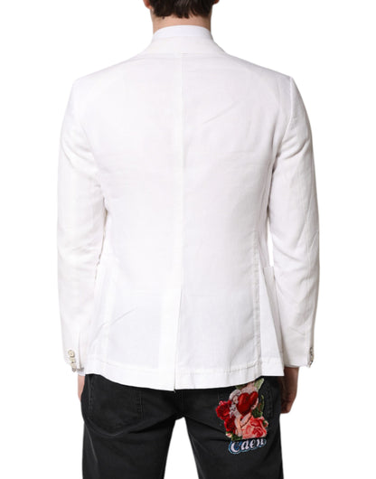 White Single Breasted Men Coat Blazer Suit