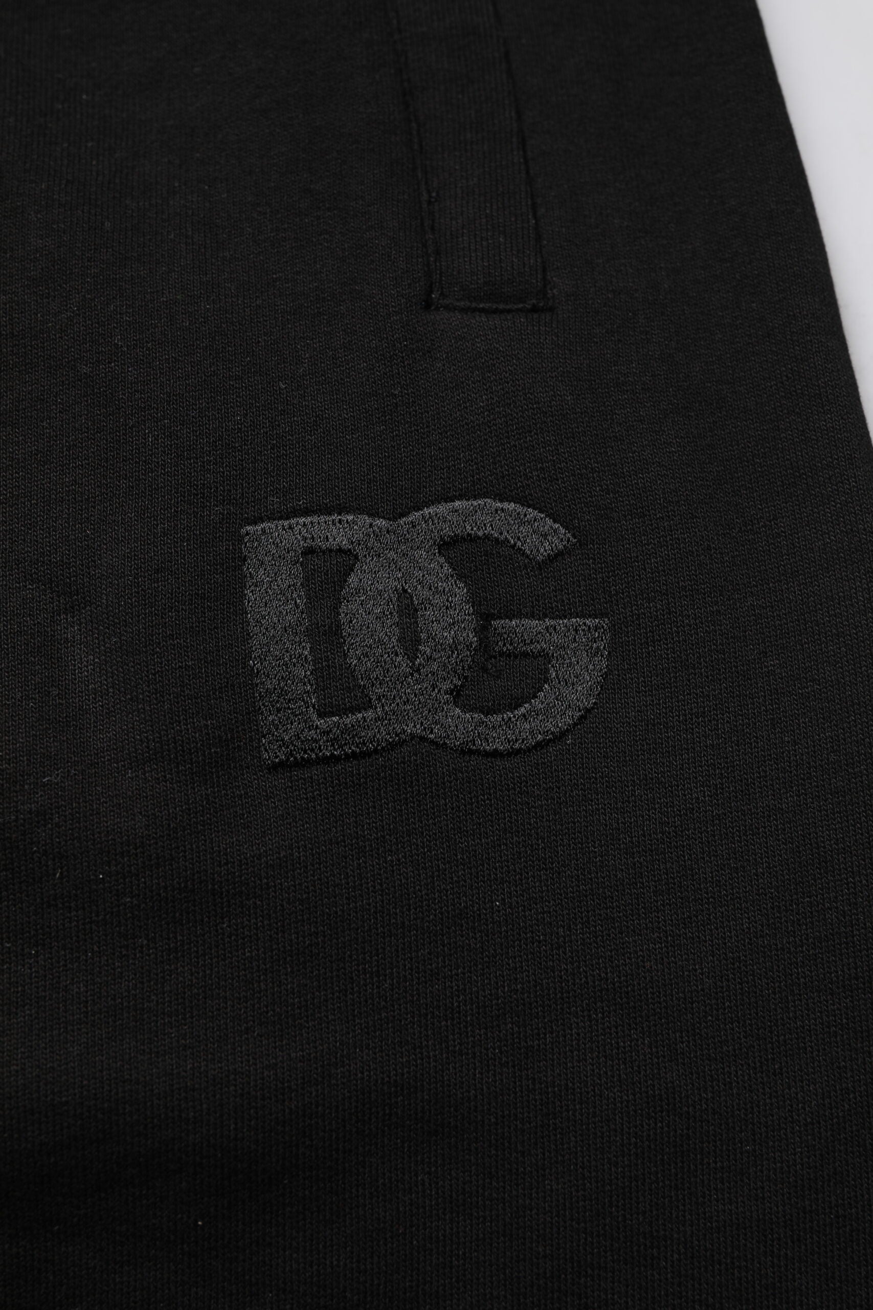 Black Cotton Mid Waist Jogger Sweatpants Pants