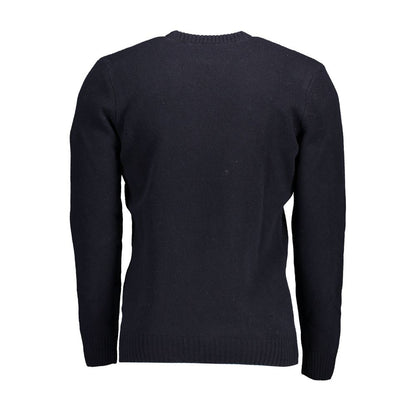 Blue Wool Men's Sweater