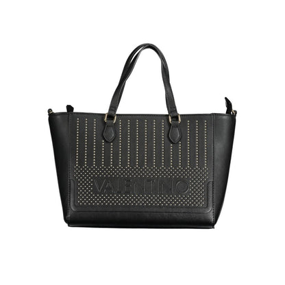 Nero Polyurethane Women's Bag with Adjustable Shoulder Strap