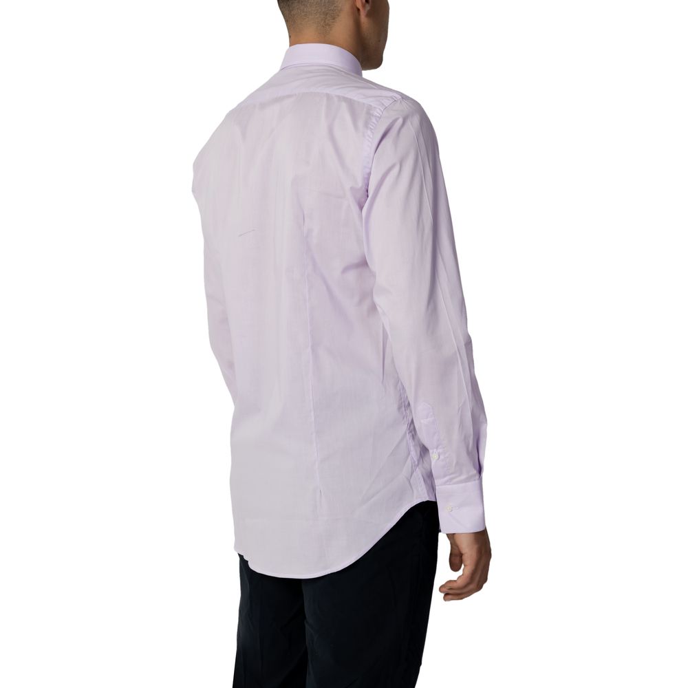 Purple Cotton Dress Shirt
