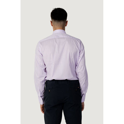 Purple Cotton Dress Shirt