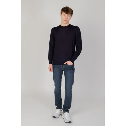 Blue Cotton Sweatshirt