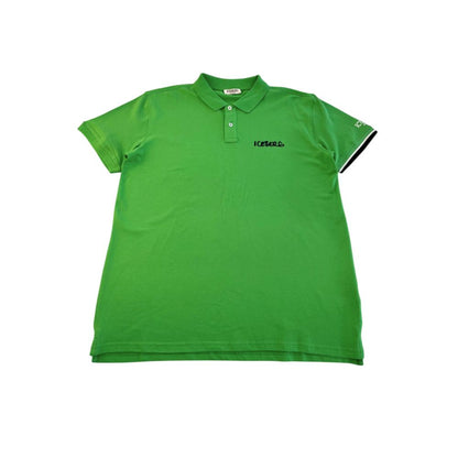 Green Cotton Men's Polo Shirt