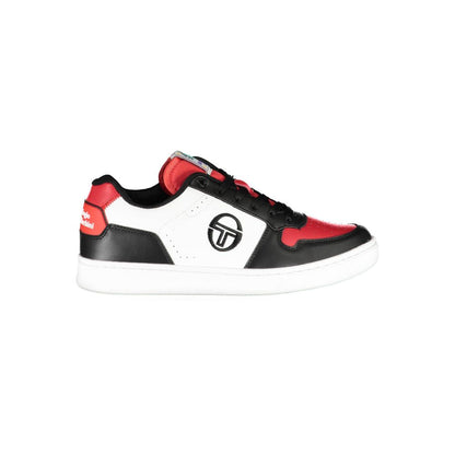 Black Polyurethane Men's Sneaker