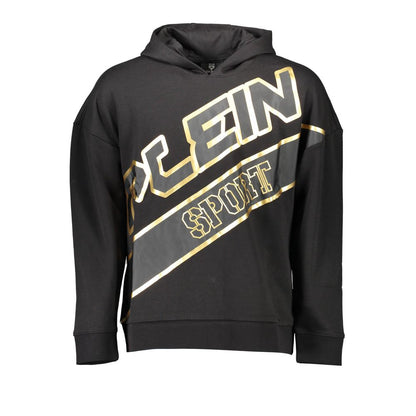 Black Cotton Sweatshirt