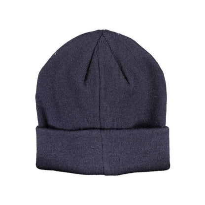 Blue Acrylic Men Cap