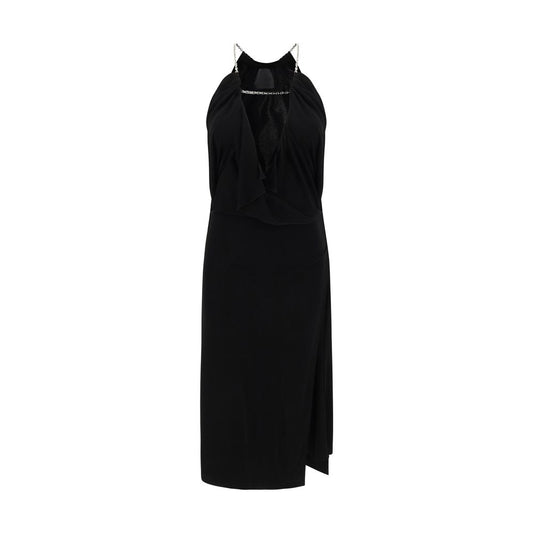 Black Viscose Cocktail Dress