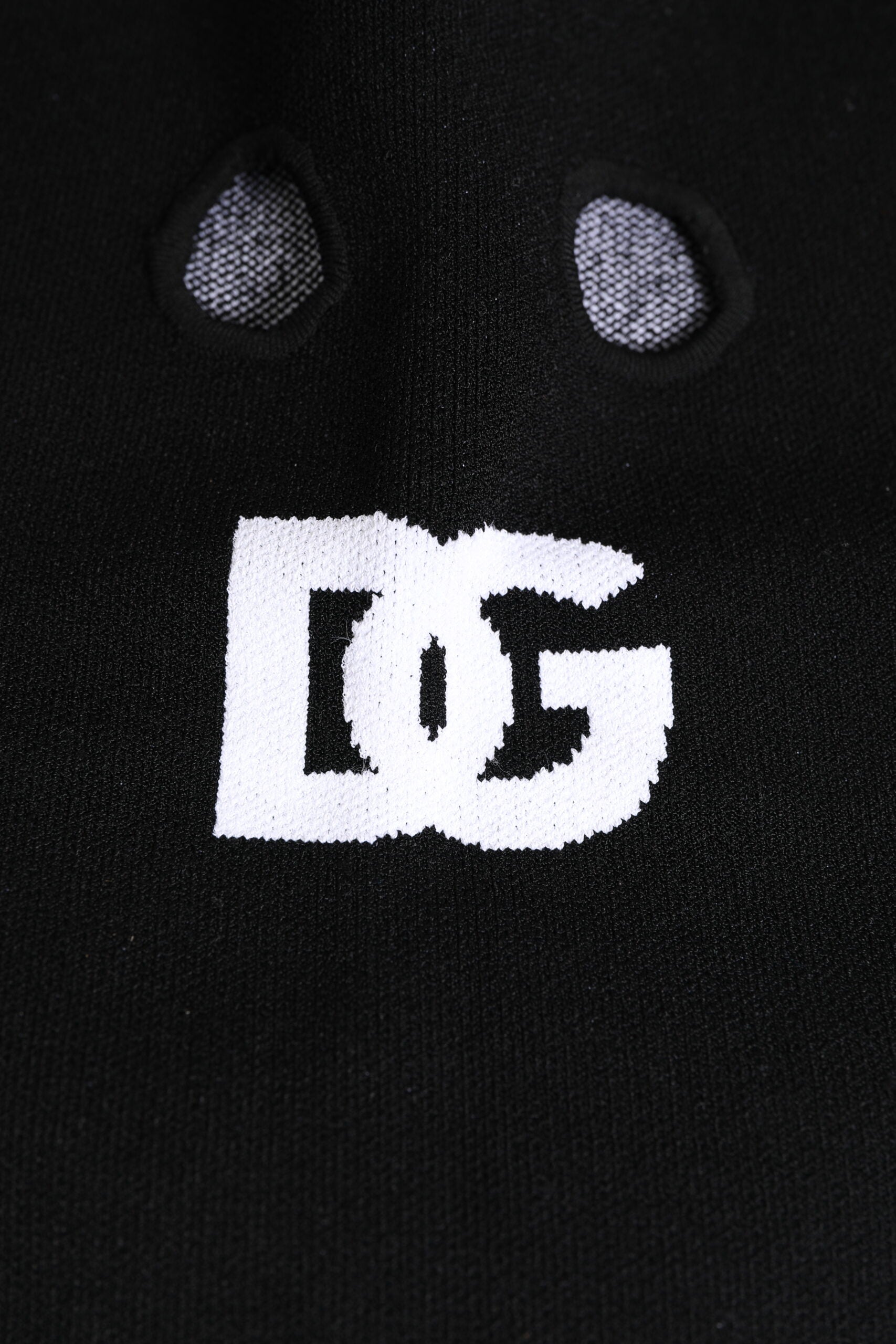 Black Cashmere Knitted Ski Mask Balaclava Hat