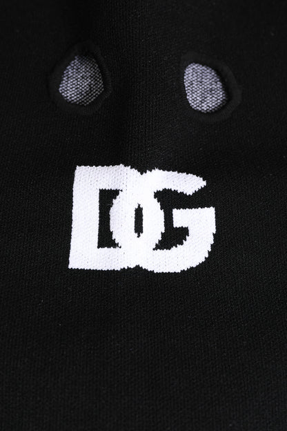 Black Cashmere Knitted Ski Mask Balaclava Hat