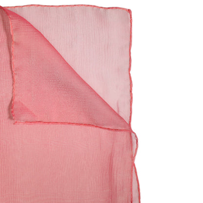Pink Silk Rectangle Women Wrap Shawl Scarf