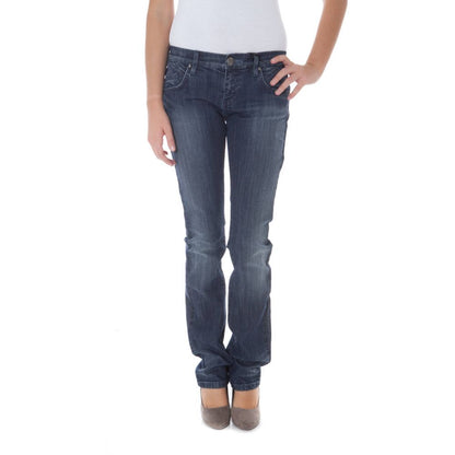 Blue Cotton Women's Jeans
