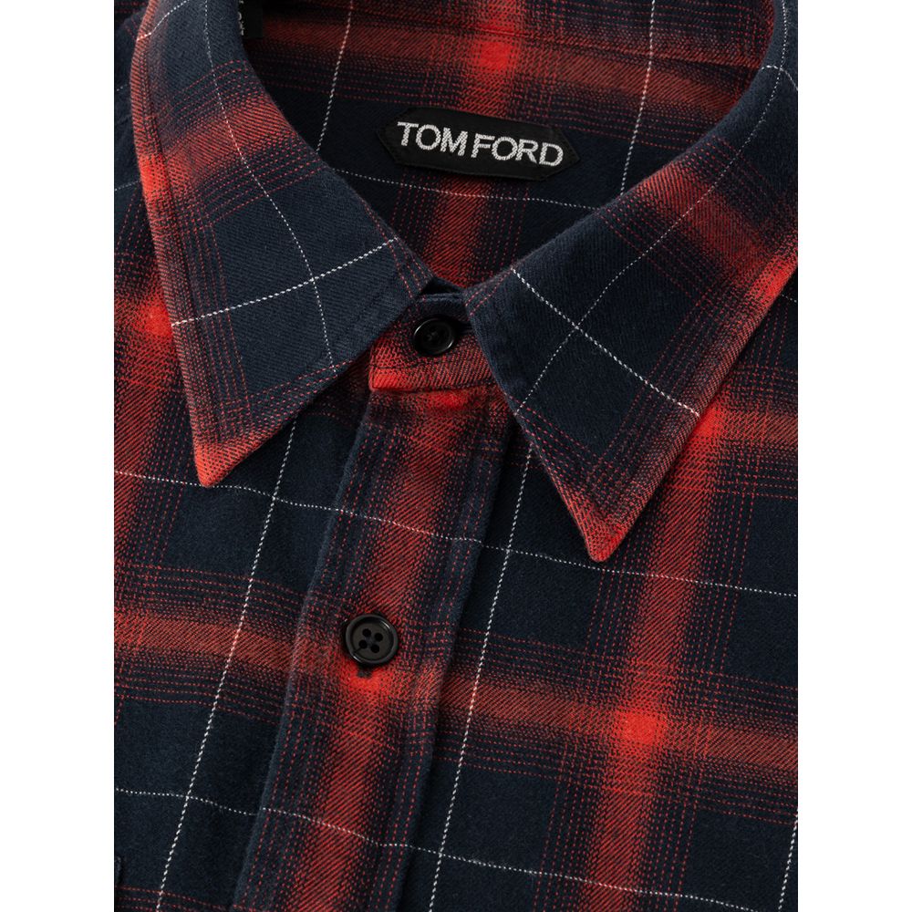 Bicolor Linen Pattern Shirt