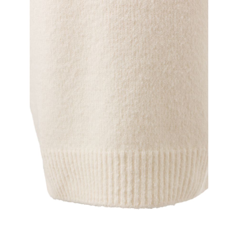 White Cotton Long Skirt