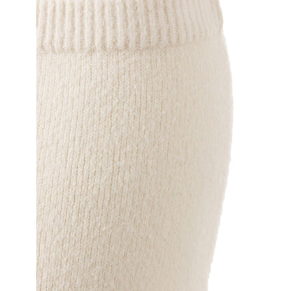 White Cotton Long Skirt