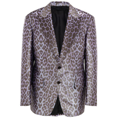 Purple Viscose Blazer