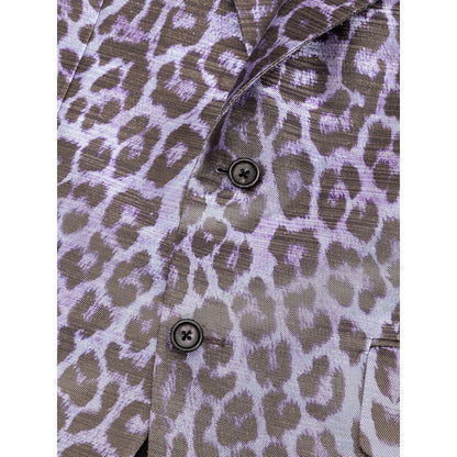 Purple Viscose Blazer