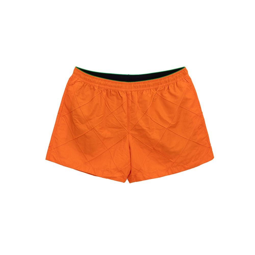 Orange Polyamide Swim Short