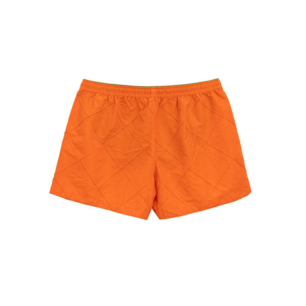 Orange Polyamide Swim Short