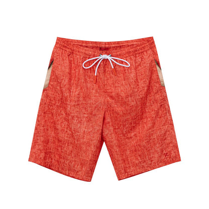 Red Polyester Swimwear