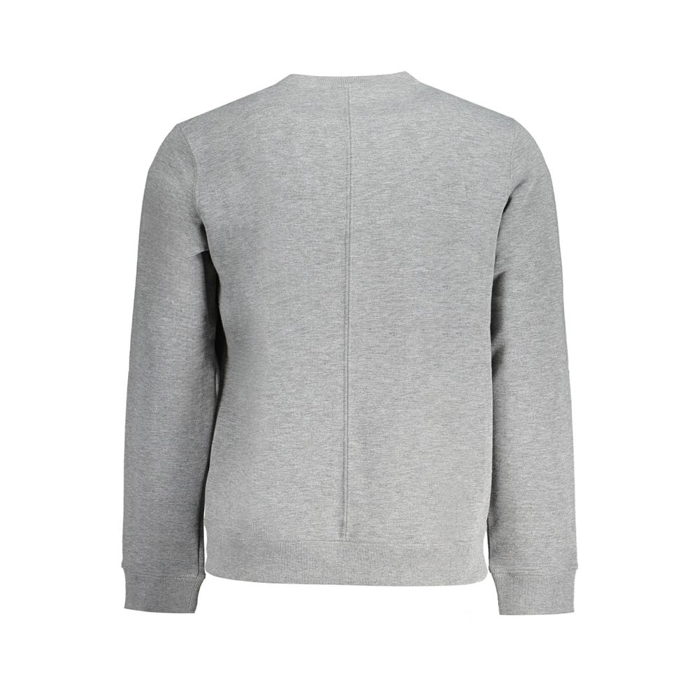 Gray Polyester Men Sweater