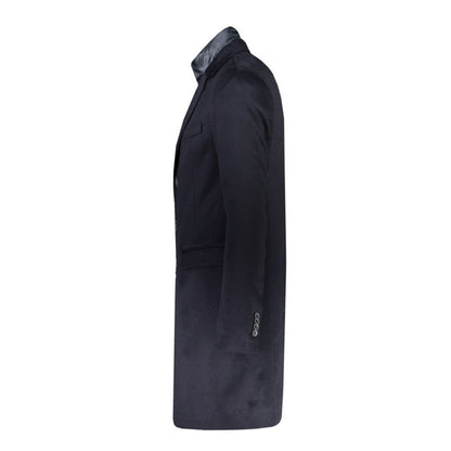Blue Cashmere Men Jacket