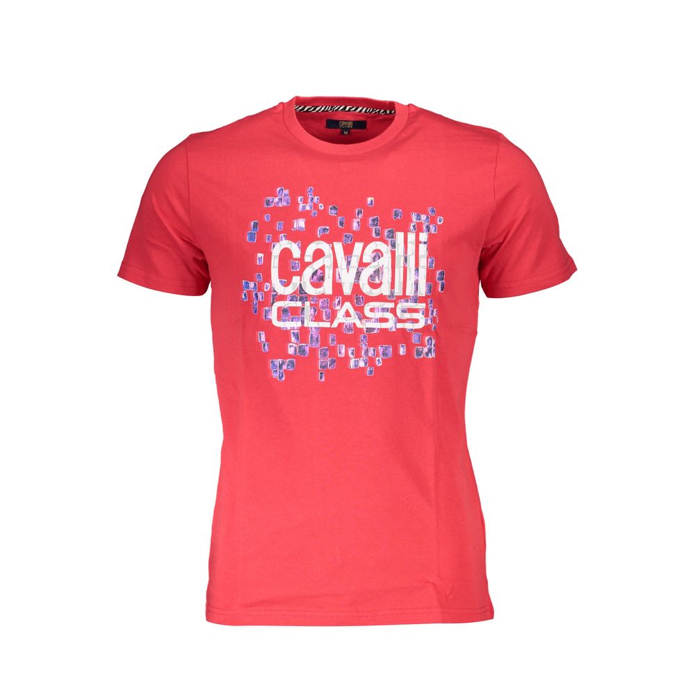 Red Cotton Men T-Shirt
