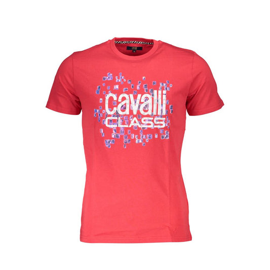 Red Cotton Men T-Shirt