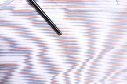 White Striped Cotton GOLD Long Sleeves Shirt