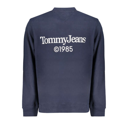 Blue Cotton Men Sweatshirt