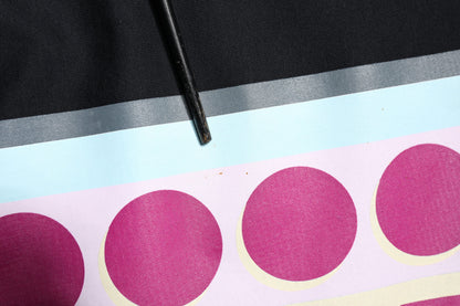 Multicolor Printed Logo Short Sleeve T-shirt