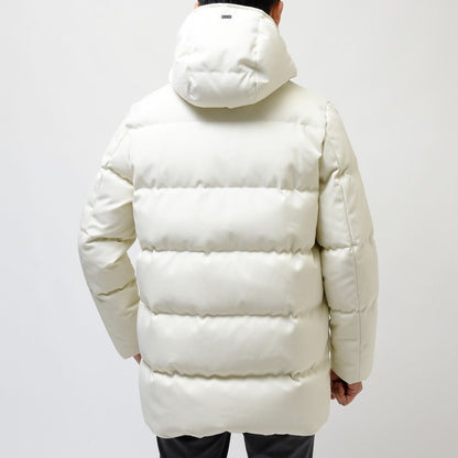 White Polyester Men Jacket