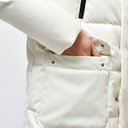 White Polyester Men Jacket