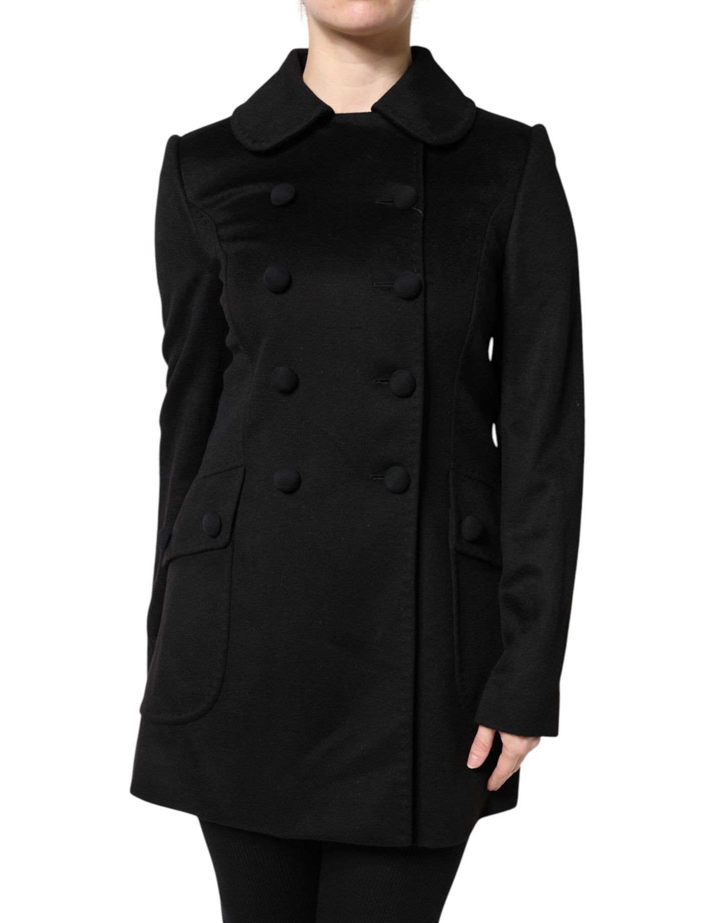 Black Wool Sartoria Italiano Blazer Jacket