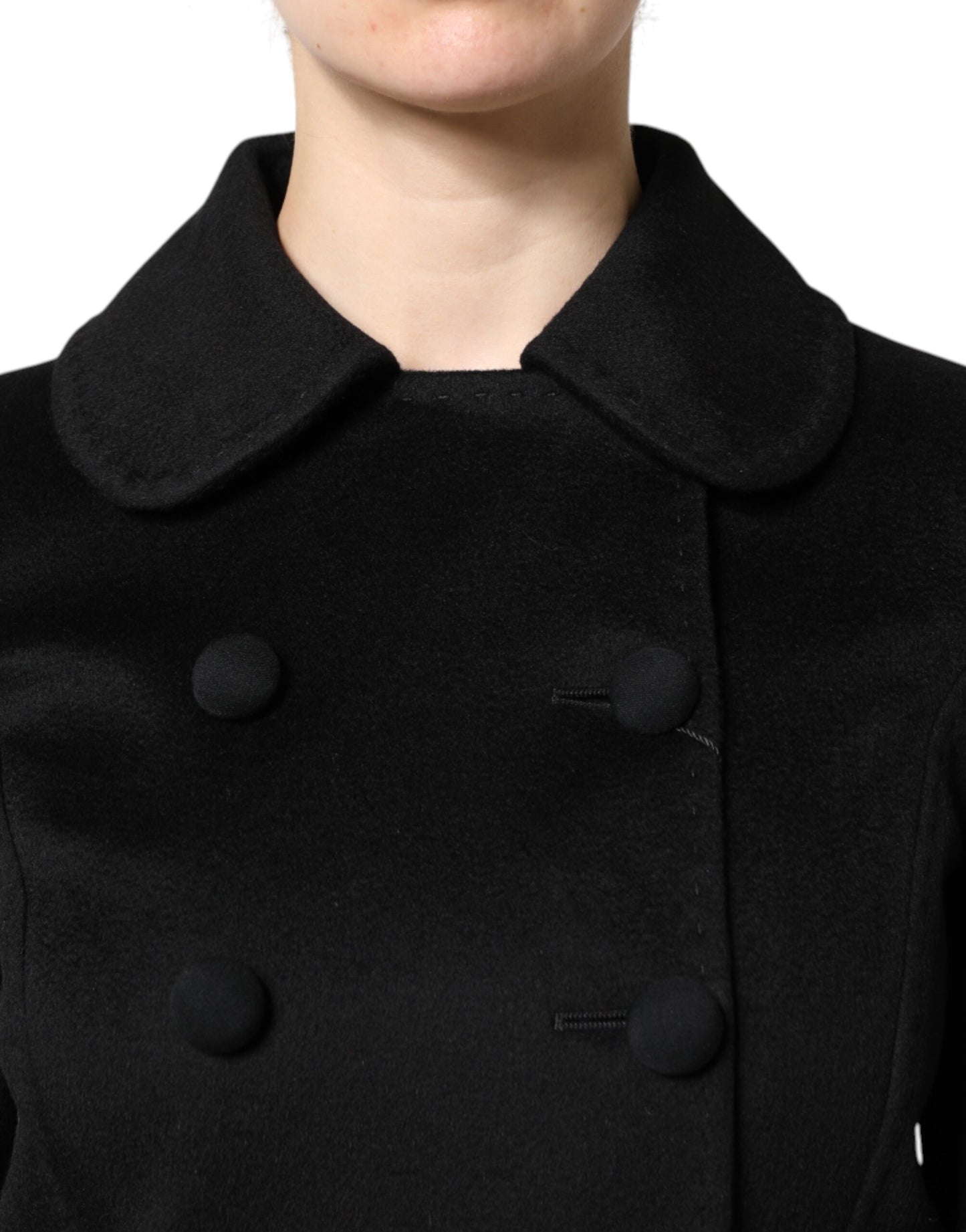 Black Wool Sartoria Italiano Blazer Jacket