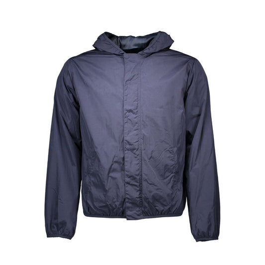 Blue Nylon Men's Jacket