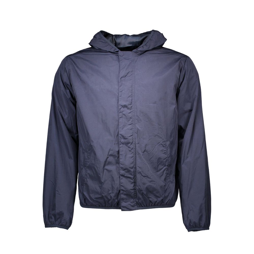 Blue Nylon Men's Jacket
