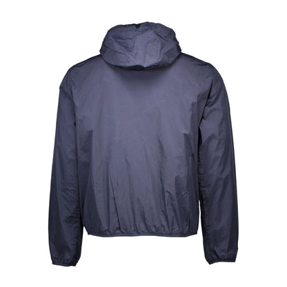 Blue Nylon Men's Jacket