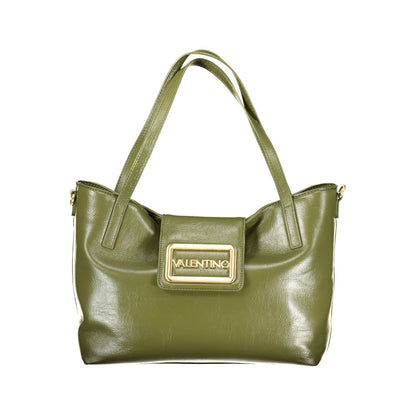Verde Polyurethane Women's Bag with Adjustable Strap
