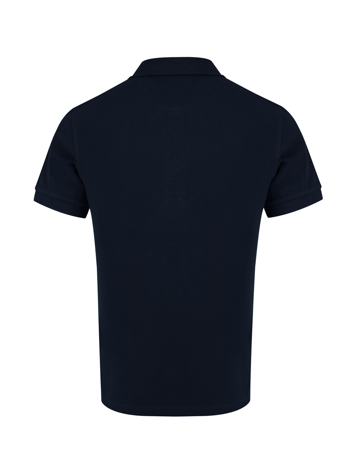 Navy Blue Cotton Collared Polo Shirt