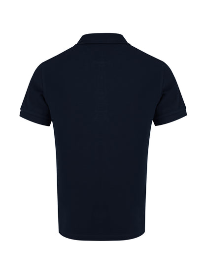 Navy Blue Cotton Collared Polo Shirt