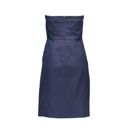Blue Cotton Women Dress