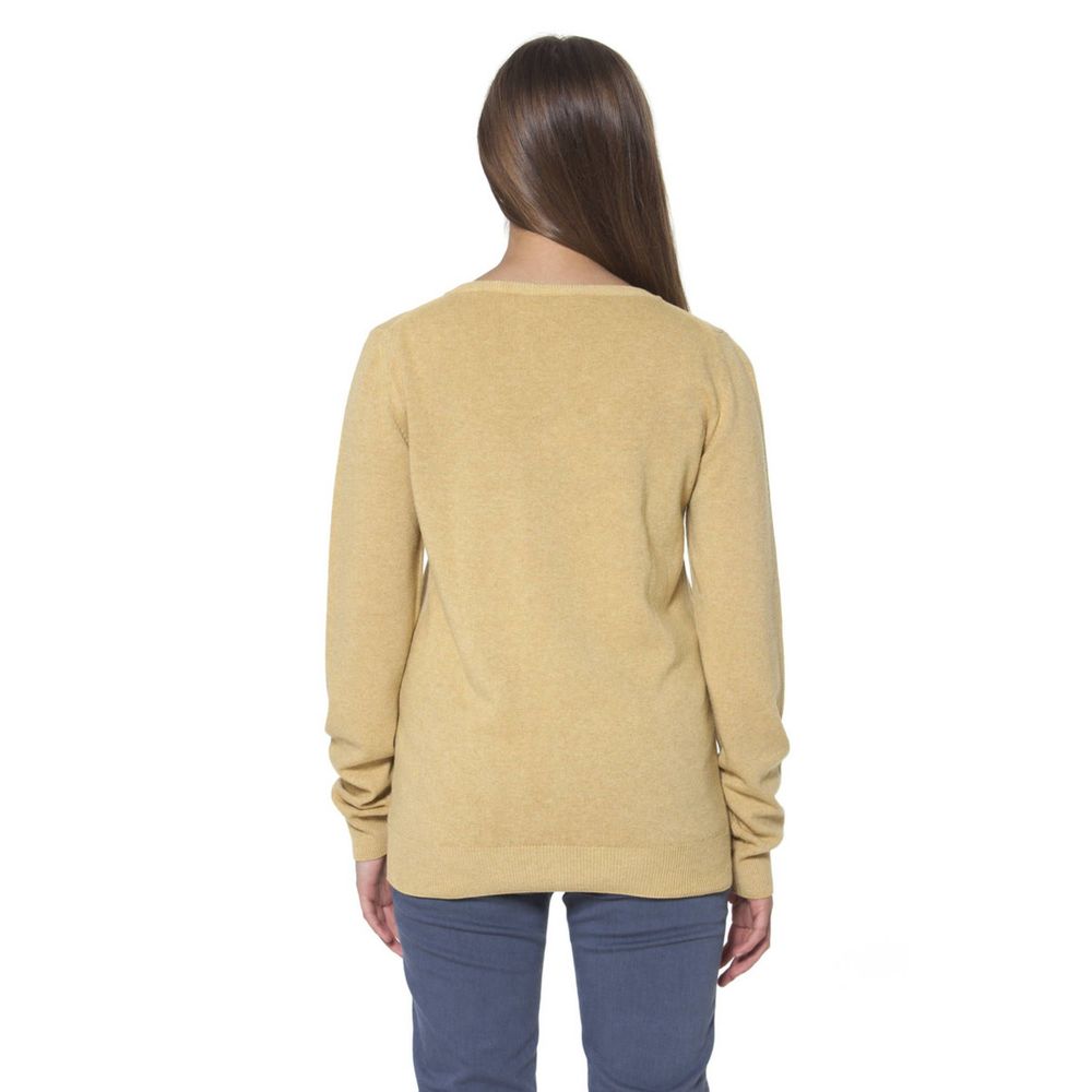 Yellow Nylon Sweater