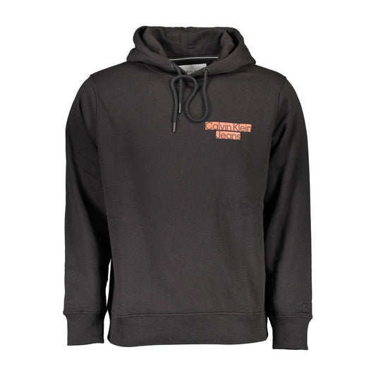 Black Cotton Men Sweater