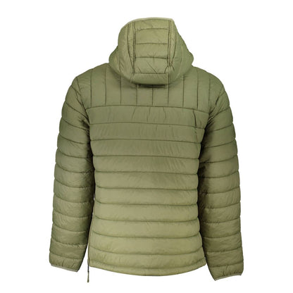 Green Polyamide Men Jacket
