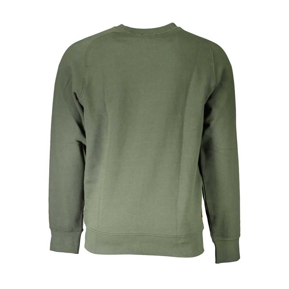 Green Cotton Mens Sweater